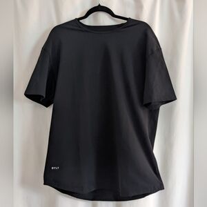 BYLT LUX Shirt Mens XL Black Premium Basics Short Sleeve Crewneck Tee Tagless